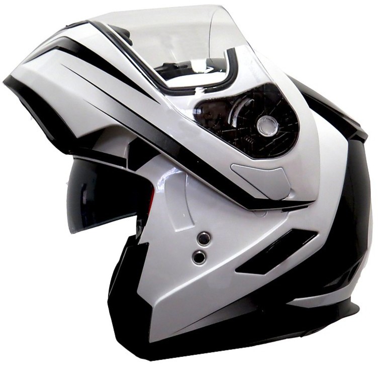 Casco Integrale Modulare KOZEEY – Apribile Per Moto E Cross, Taglia Unica 56-62 Cm, Con Doppia Visiera E Imbottitura Lavabile