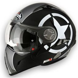 Casco Moto Apribile Airoh J106 Shot Black Matt Airoh Casco Moto Apribile Airoh J106 Shot Black Matt Airoh