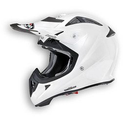 Casco moto Cross Enduro Airoh Aviator 2.1 Color bianco lucido Airoh Casco moto Cross Enduro Airoh Aviator 2.1 Color bianco lucido Airoh