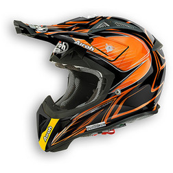 Casco moto Cross Enduro Airoh Aviator 2.1 Linear Bicolor Arancio Airoh Casco moto Cross Enduro Airoh Aviator 2.1 Linear Bicolor Arancio Airoh