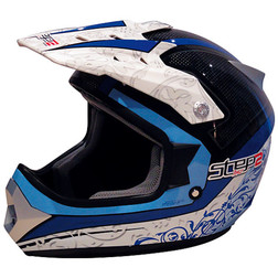 Casco Moto Cross Enduro One Racing Ecuba Nero Blu Yamaha Fantastico One Casco Moto Cross Enduro One Racing Ecuba Nero Blu Yamaha Fantastico One