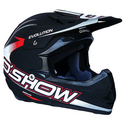 Casco Moto Cross Enduro O'Show Evolution Nero Opaco In Fibra Leggerissimo Fm racing Casco Moto Cross Enduro O'Show Evolution Nero Opaco In Fibra Leggerissimo Fm racing