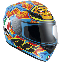 Casco Moto Integrale AGV K-3 Top Valentino Mugello 2001 Agv Casco Moto Integrale AGV K-3 Top Valentino Mugello 2001 Agv