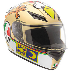 Casco Moto Integrale AGV K-3 Top Valentino The Chicken Agv Casco Moto Integrale AGV K-3 Top Valentino The Chicken Agv