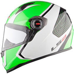 Casco Moto integrale LS2 FF322 Corsa Bianco Verde Hi Doppia Visiera In Fibra Ls2 Casco Moto integrale LS2 FF322 Corsa Bianco Verde Hi Doppia Visiera In Fibra Ls2