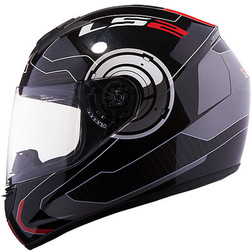 Casco Moto Integrale Ls2 FF351 Atmos Nero-Rosso Ls2 Casco Moto Integrale Ls2 FF351 Atmos Nero-Rosso Ls2