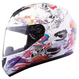 Casco Moto Integrale Ls2 FF351 Comic Bianco Ls2 Casco Moto Integrale Ls2 FF351 Comic Bianco Ls2