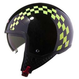 Casco moto jet LS2 OF561 Visierino Integrato Dinco Giallo Hi-Vision Ls2 Casco moto jet LS2 OF561 Visierino Integrato Dinco Giallo Hi-Vision Ls2