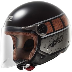 Casco Moto Jet LS2 OFF 560 Rook Nero/Arancio Ls2 Casco Moto Jet LS2 OFF 560 Rook Nero/Arancio Ls2