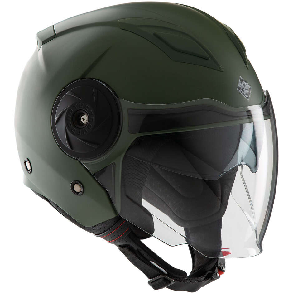 Casco Moto Jet Tucano Urbano El City Verde Airborne Opaco Vendita