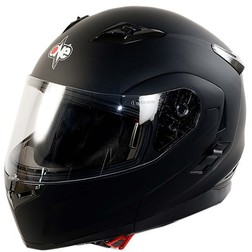 Casco Moto Modulare Apribile One Doppia Visiera Nero Opaco One Casco Moto Modulare Apribile One Doppia Visiera Nero Opaco One
