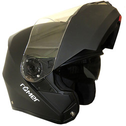 Casco Moto Modulare Apribile Romer Helmet Klap Nero Opaco Doppia Visiera Leggerissimo Origine Casco Moto Modulare Apribile Romer Helmet Klap Nero Opaco Doppia Visiera Leggerissimo Origine