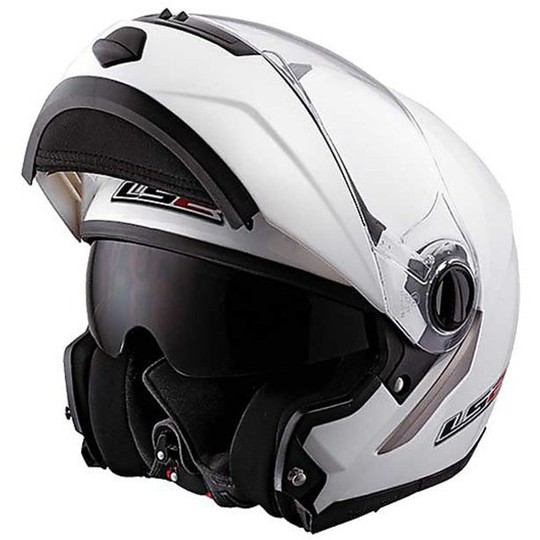 Casco Moto Modulare Ls2 FF386 Ride Doppia Visiera Bianco Vendita Online