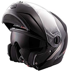 Casco Moto Modulare Ls2 FF386 Ride Doppia Visiera Nero Lucido Ls2 Casco Moto Modulare Ls2 FF386 Ride Doppia Visiera Nero Lucido Ls2