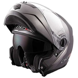 Casco Moto Modulare Ls2 FF386 Ride Doppia Visiera Titanio Opaco Ls2 Casco Moto Modulare Ls2 FF386 Ride Doppia Visiera Titanio Opaco Ls2