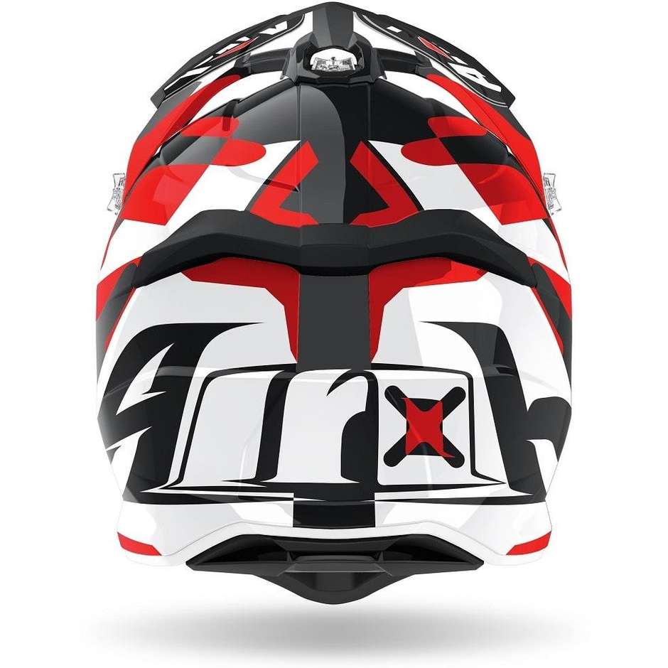 Casque Moto Cross Enduro En Fibre HPC Airoh STRYCKER XXX Glossy Red