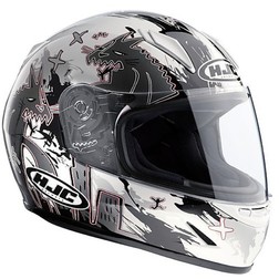 Child Integral Motorcycle Helmet HJC CLY Katzilla MC10 Hjc Child Integral Motorcycle Helmet HJC CLY Katzilla MC10 Hjc