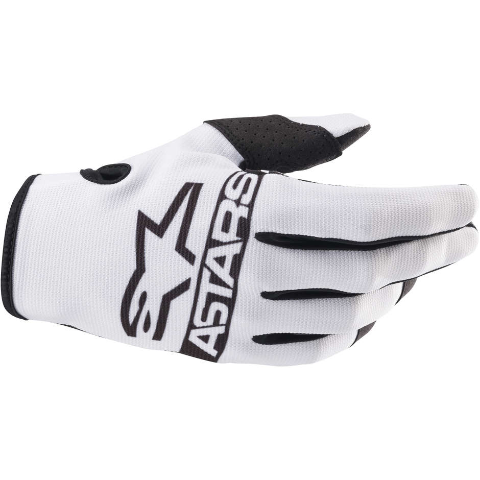 Guanti Moto Cross Enduro Alpinestars RADAR Bianco Vendita Online