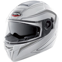 Integral Motorcycle Helmet Caberg Ego Elite Model White-Antracite Caberg Integral Motorcycle Helmet Caberg Ego Elite Model White-Antracite Caberg