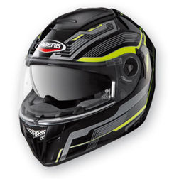 Integral Motorcycle Helmet Caberg Ego Streamline Model Black / Yellow Flou Caberg Integral Motorcycle Helmet Caberg Ego Streamline Model Black / Yellow Flou Caberg