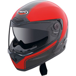 Integral Motorcycle Helmet Caberg V2X Carbon Edge Black-Red Caberg Integral Motorcycle Helmet Caberg V2X Carbon Edge Black-Red Caberg