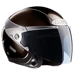 Jet Motorcycle Helmet HJC ARTY Double Visor Chocolat Hjc Jet Motorcycle Helmet HJC ARTY Double Visor Chocolat Hjc