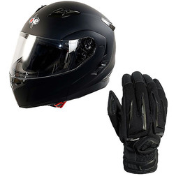 Kit Risparmio - Casco Modulare One Doppia Visiera Più Guanti Estivi Ixon Whip Hp Nero Senza marca Kit Risparmio - Casco Modulare One Doppia Visiera Più Guanti Estivi Ixon Whip Hp Nero Senza marca