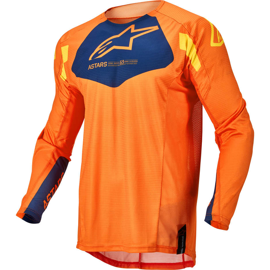 Maillot Moto Cross Enduro Enfant Alpinestars Youth Racer Factory Orange