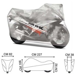 Telo Coprimoto e Scooter Spark 0191 Trasparente Impermeabile In Nylon Grigio Spark Telo Coprimoto e Scooter Spark 0191 Trasparente Impermeabile In Nylon Grigio Spark