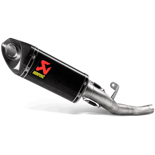 Terminale Akrapovic Slip One Line S T So Apc Carbonio Triumph Street