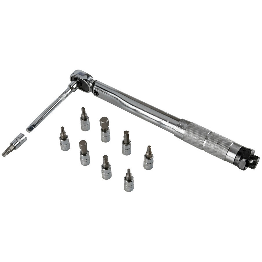 1/4" Reversible Ratchet Torque Wrench - 5-25 Nm
