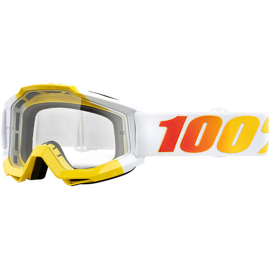 100% ACCURI Cross Enduro Motorcycle Goggles Astra Transparent Lens