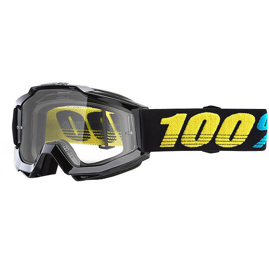 100% ACCURI Cross Enduro Motorcycle Goggles Virgo Transparent Lens