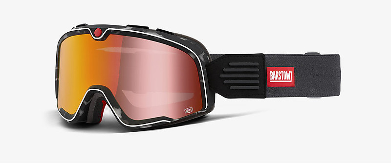 BARSTOW Gasby Custom Vintage Red Mirror Lens For Sale Online - Outletmoto.eu