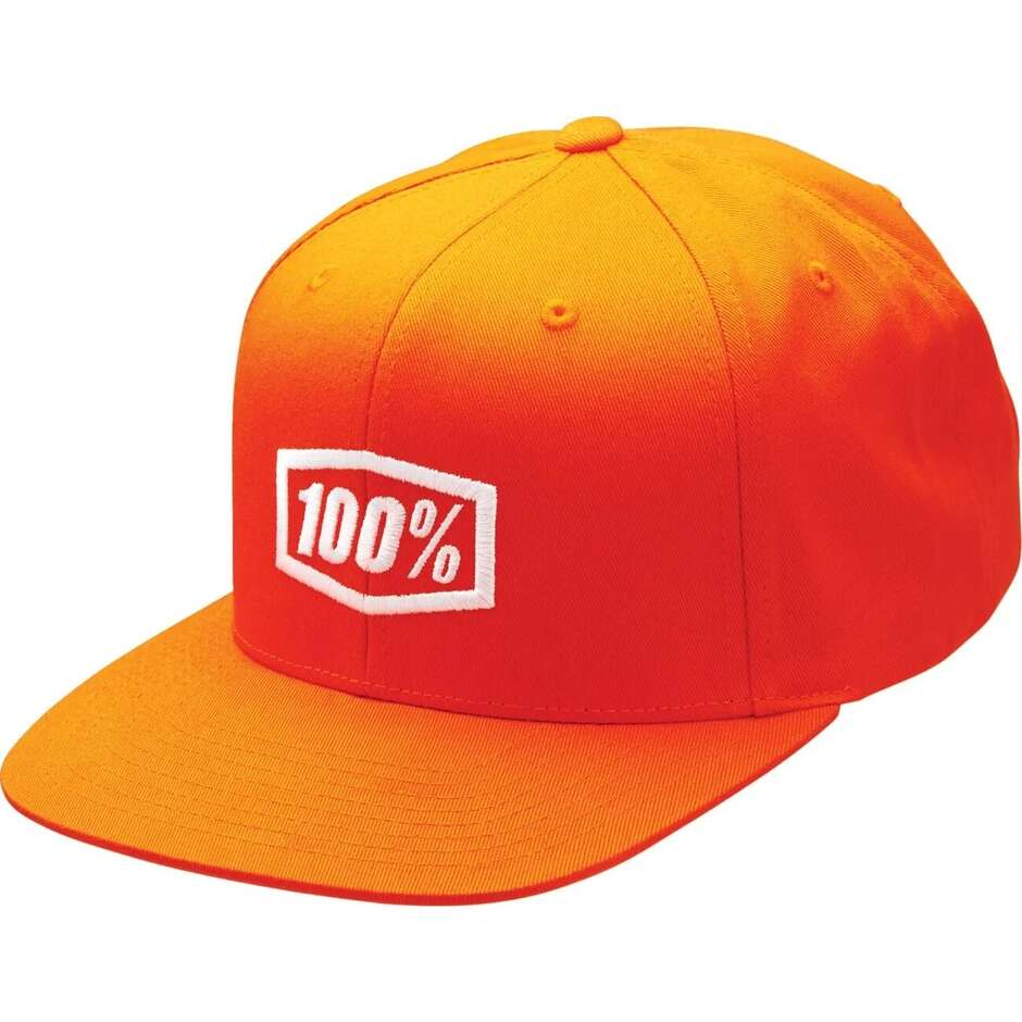 100% ICON SNAPBACK Kids Hat Orange