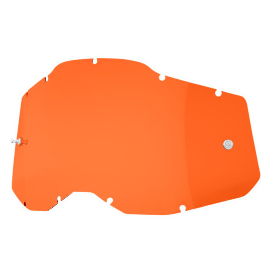 100 % orangefarbene Linse für Accuri 2 / Racecraft 2 / Strata 2 Masken
