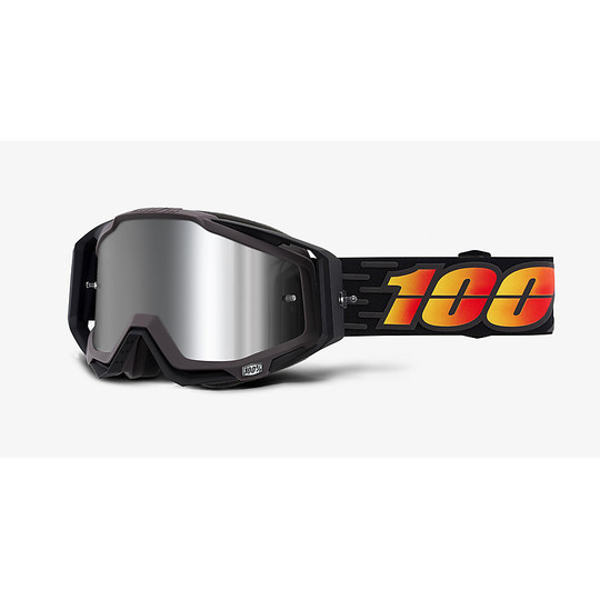100% RACECRAFT Cross Enduro Motorcycle Goggles Mask + Mirror Lens Costume