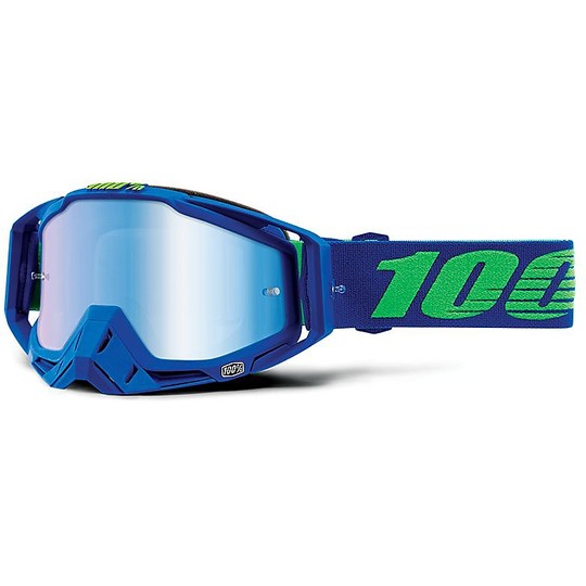 100% RACECRAFT Dreamflow Crossfit Eyewear Motorcycle Lens Blue Lens