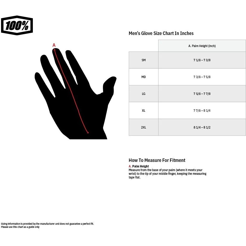 100% RIDEFIT Black Cross Enduro Motorcycle Gloves