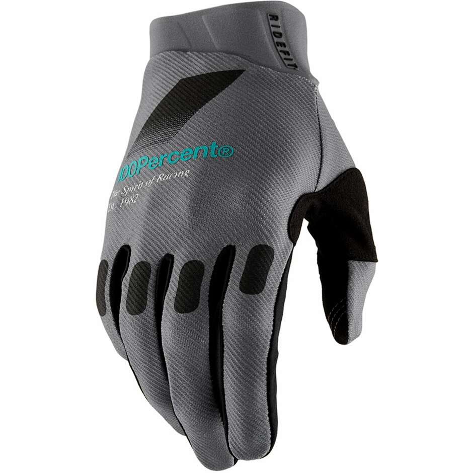 100% RIDEFIT Petrol Cross Enduro Motorcycle Gloves