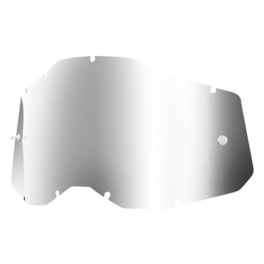 100 % silbernes Spiegelglas für Accuri 2 / Racecraft 2 / Strata 2 Brillen