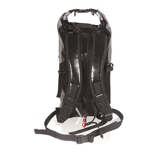 100% Waterproof Darts Roller Motorcycle Backpack 25 Liters Black Silver