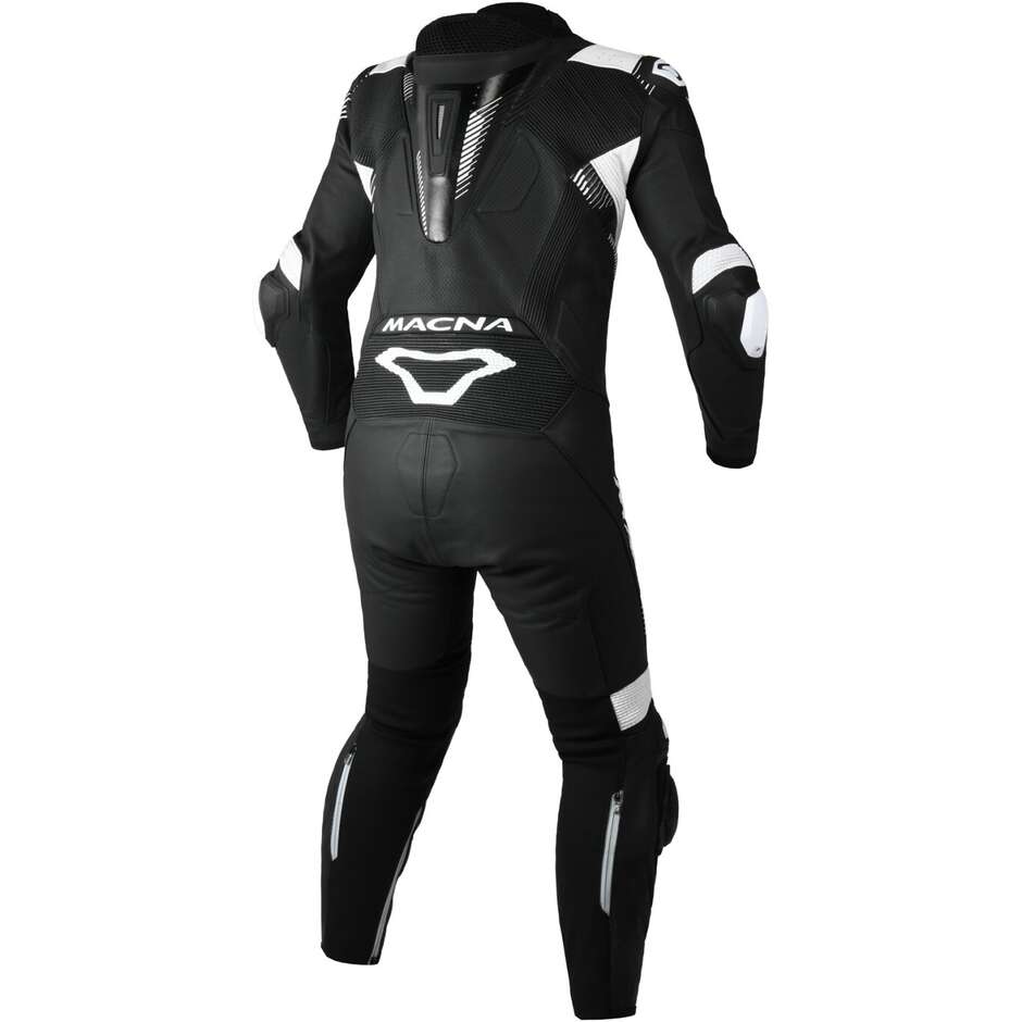 1pc Combinaison Moto Macna Armadyl Noir Blanc