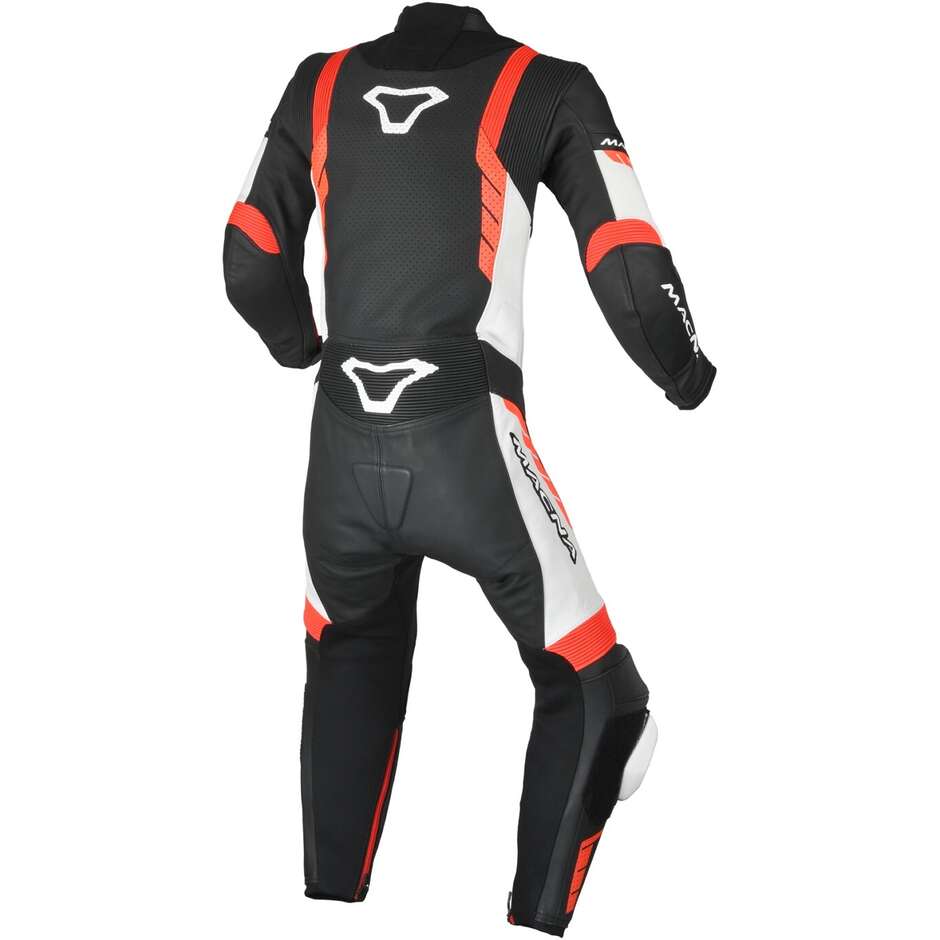 1pc Macna Varshall Junior Motorcycle Suit Black White Red