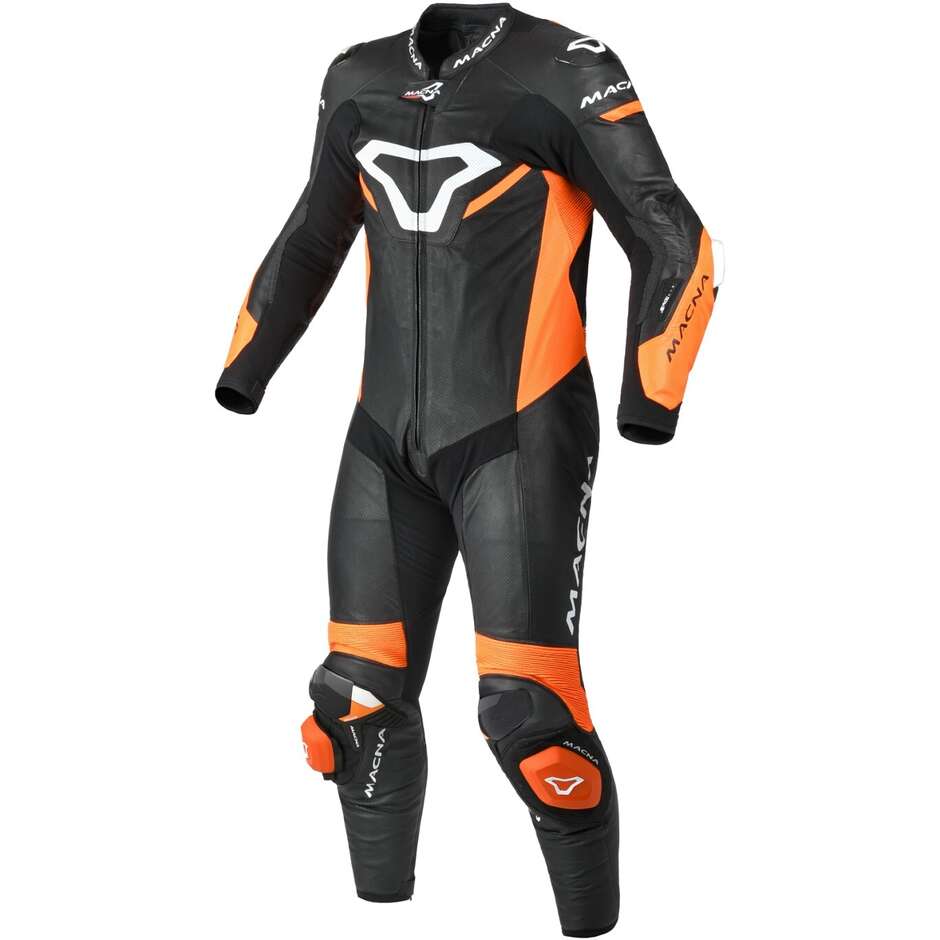 1pc Motorcycle Suit Macna MIZURO Black Orange