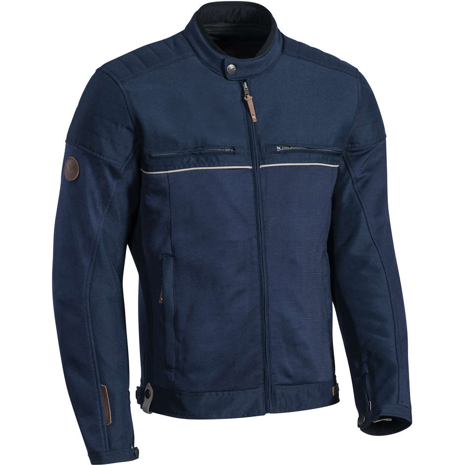 2 in 1 Ixon Fabric Motorcycle Jacket Blue Navy FILTER 