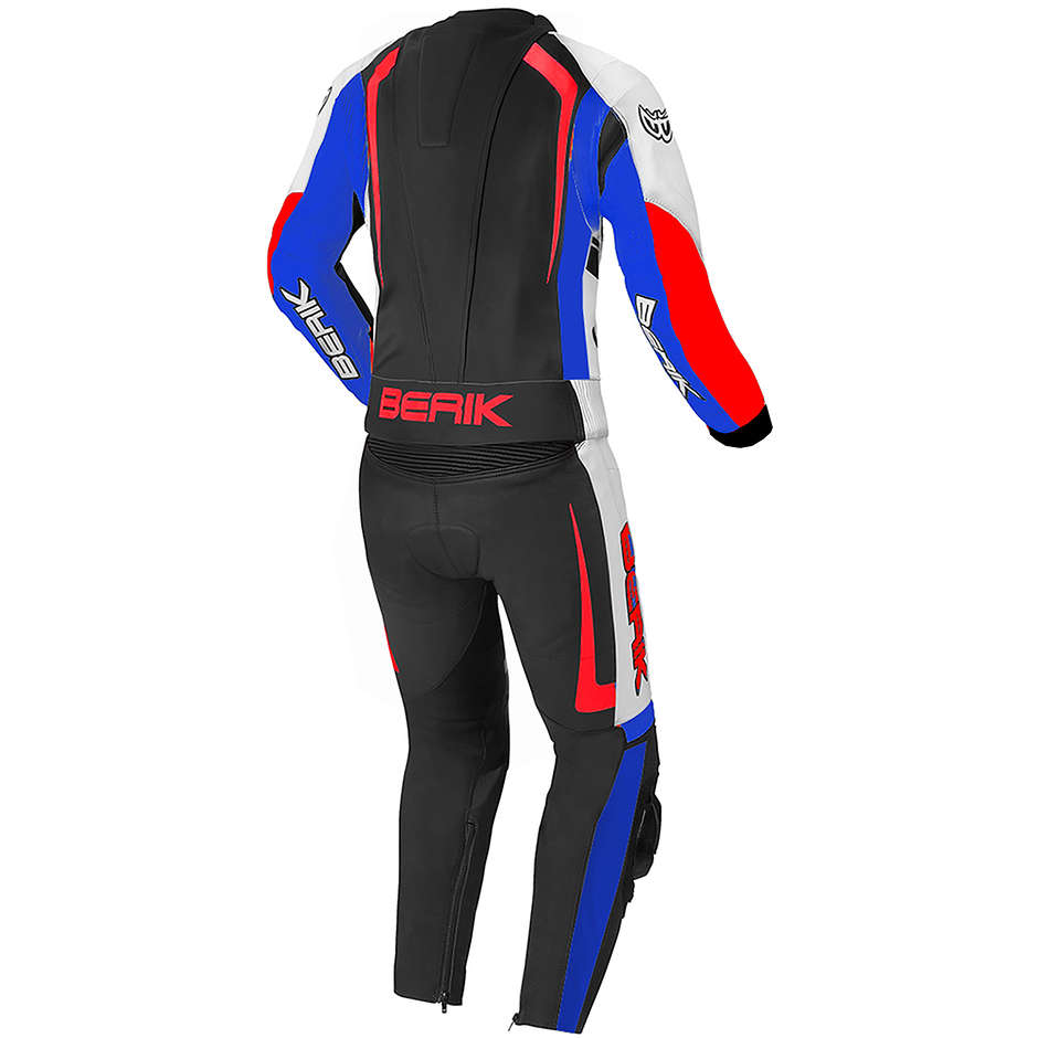 2 Piece Leather Motorcycle Suit LS2-171334 Berik 2.0 Blue Red White