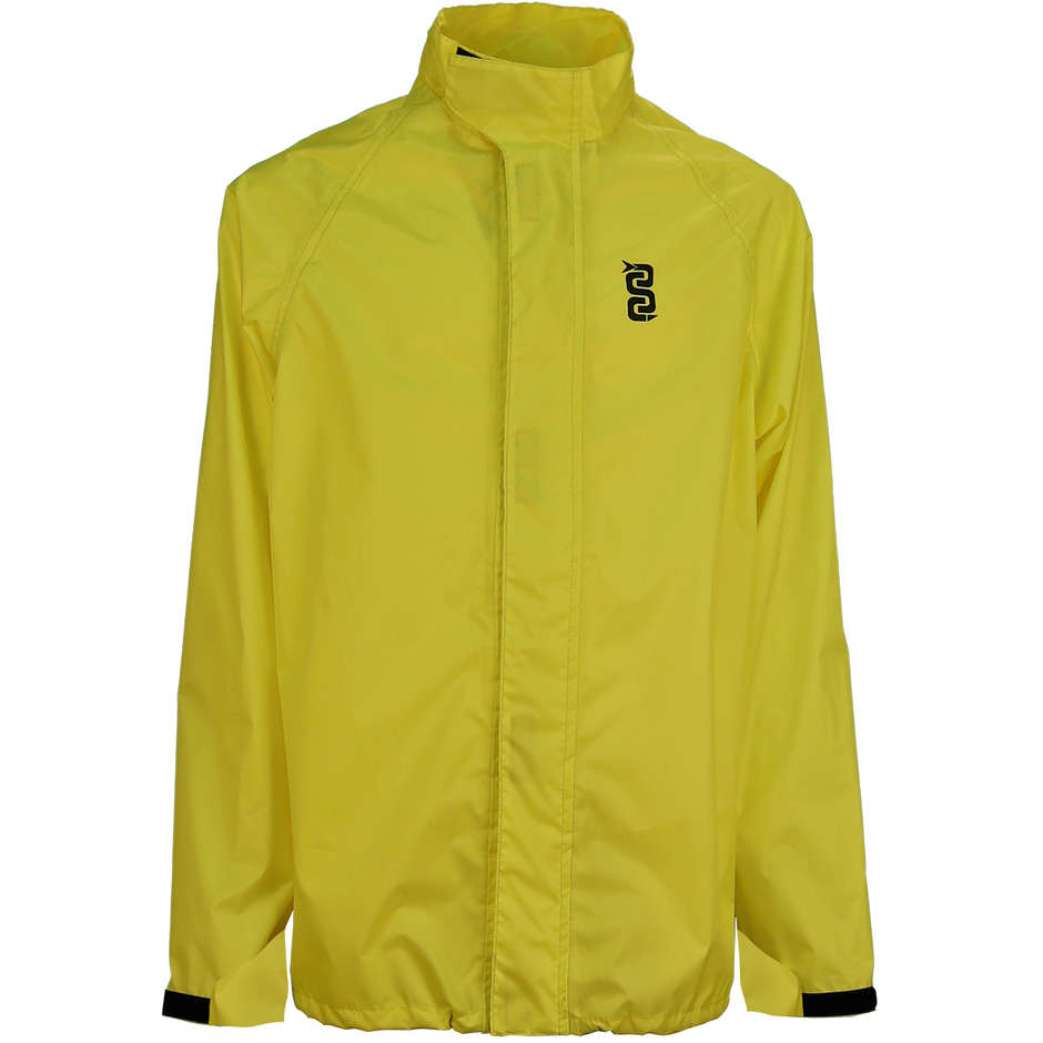 2-Piece Motorcycle Rain Suit SYSTEM SET Yellow Fluo