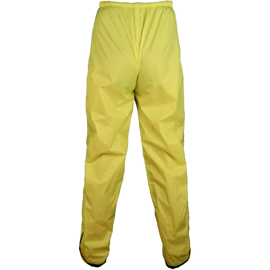 2-Piece Motorcycle Rain Suit SYSTEM SET Yellow Fluo