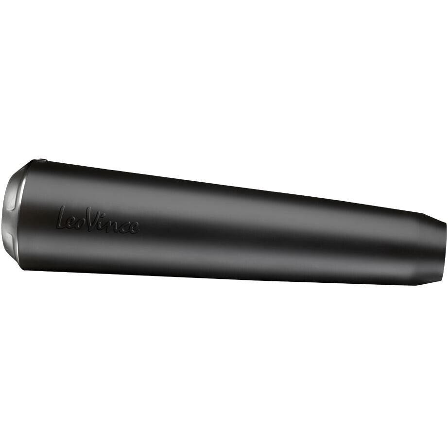 2 Slip-On Exhaust Leovince 15007BU CLASSIC RACER BLACK EDITION Specific For ROYAL ENFIELD ContinentalGT650 - Interceptor650 (19-24)